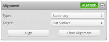 Alignment can be used to compensate for mounting inaccuracies by aligning sensor data to a common reference surface, or to set a common coordinate system for multi-sensor systems.