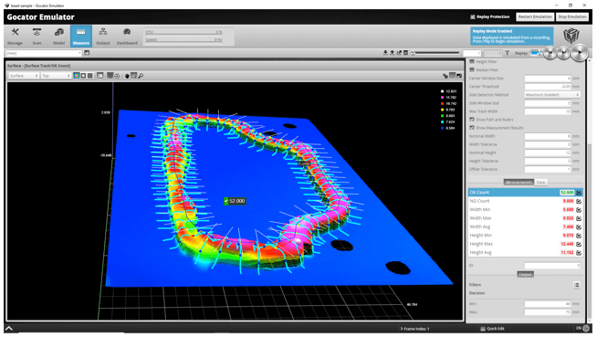 Surface Track tool 3D View