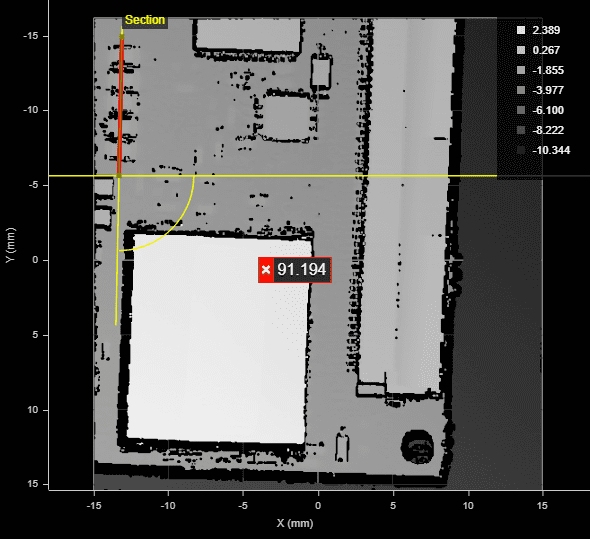 Surface Sectioning 2D view