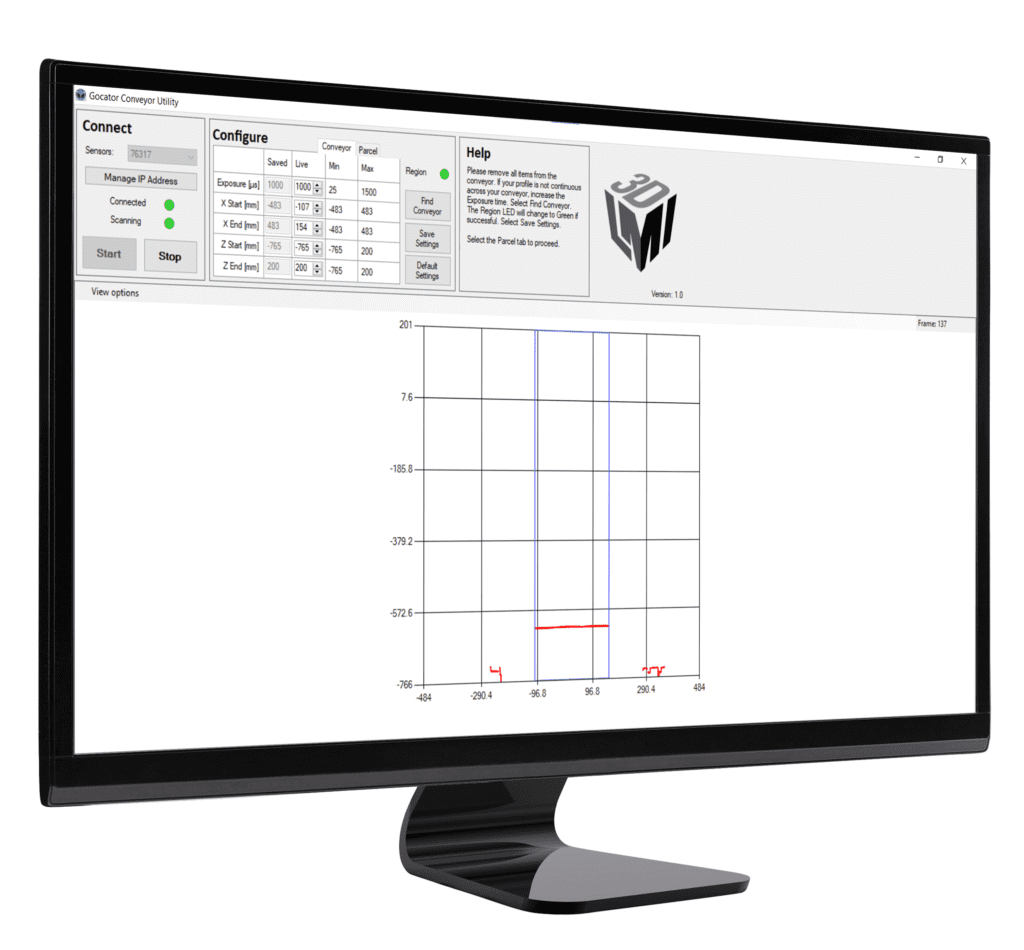 Gocator 2490 Legal-for-Trade Packaging & Logistics Measurement Solution | LMI Technologies